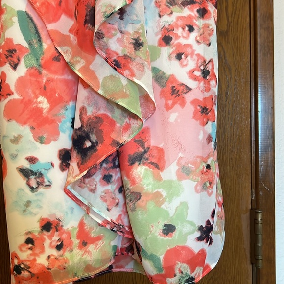 BCX summer floral dress with attachable necklace - Picture 8 of 12